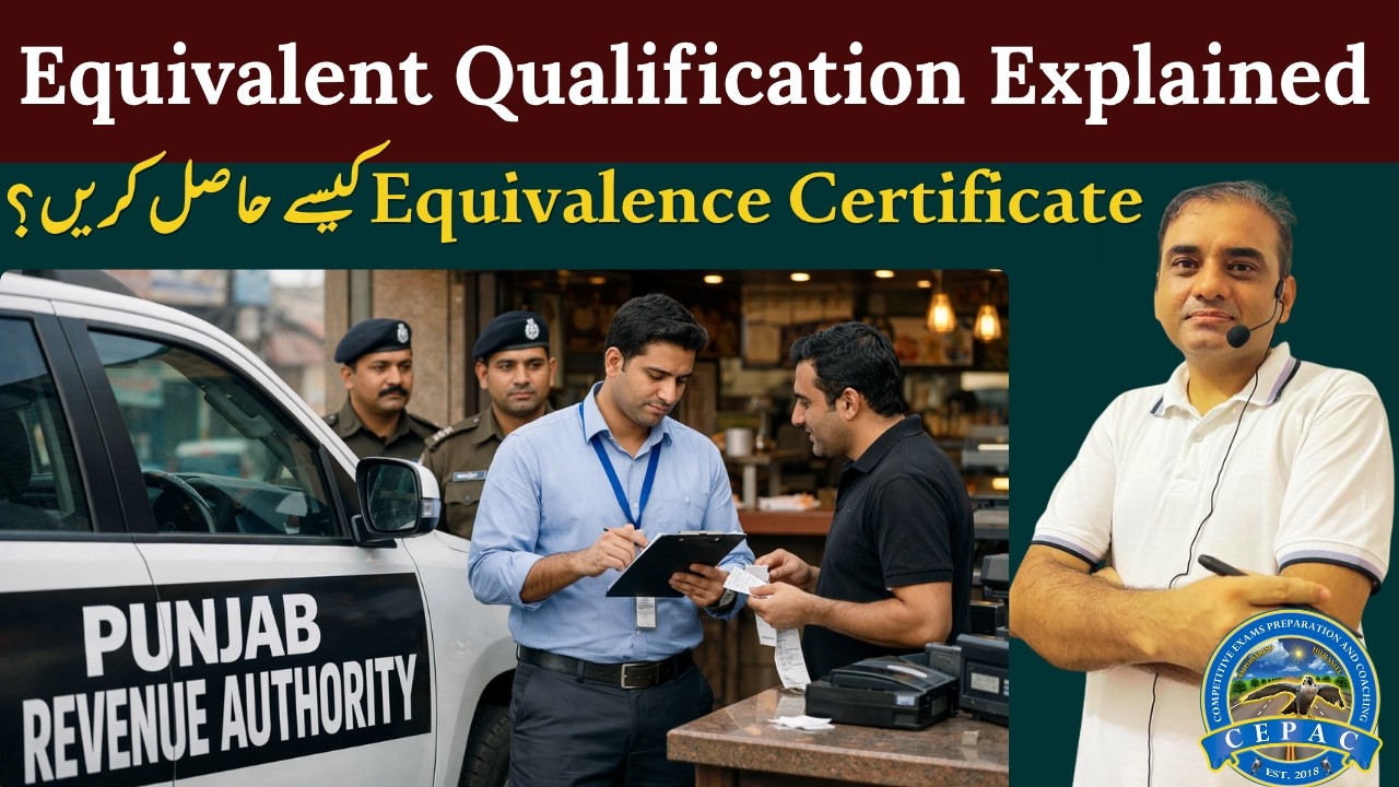 Equivalent Qualification Explained | PPSC Enforcement Officer Job