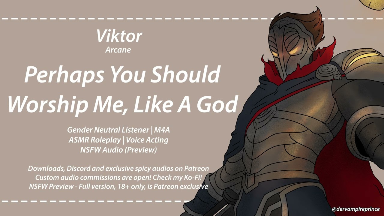 ASMR | Arcane - You Worship Machine Herald Viktor [M4A TM4A] [Spicy Patreon Preview]