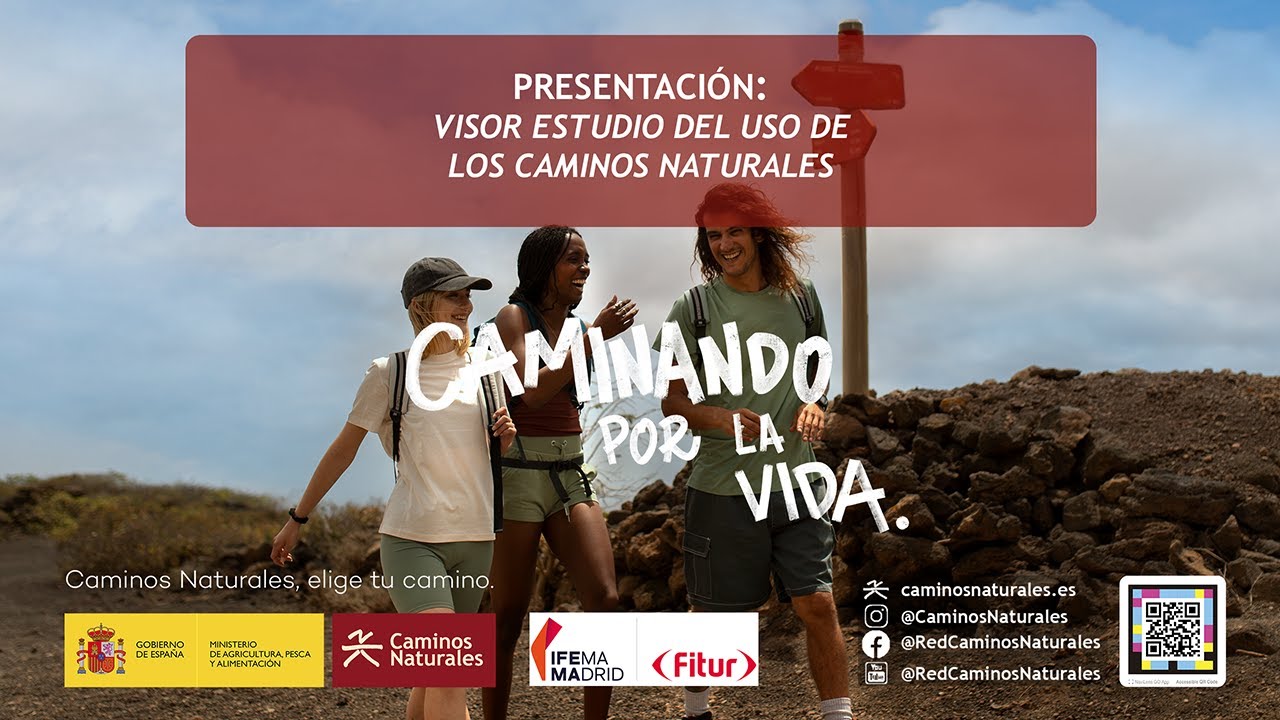 Presentación del visor de estudio de uso de Caminos Naturales