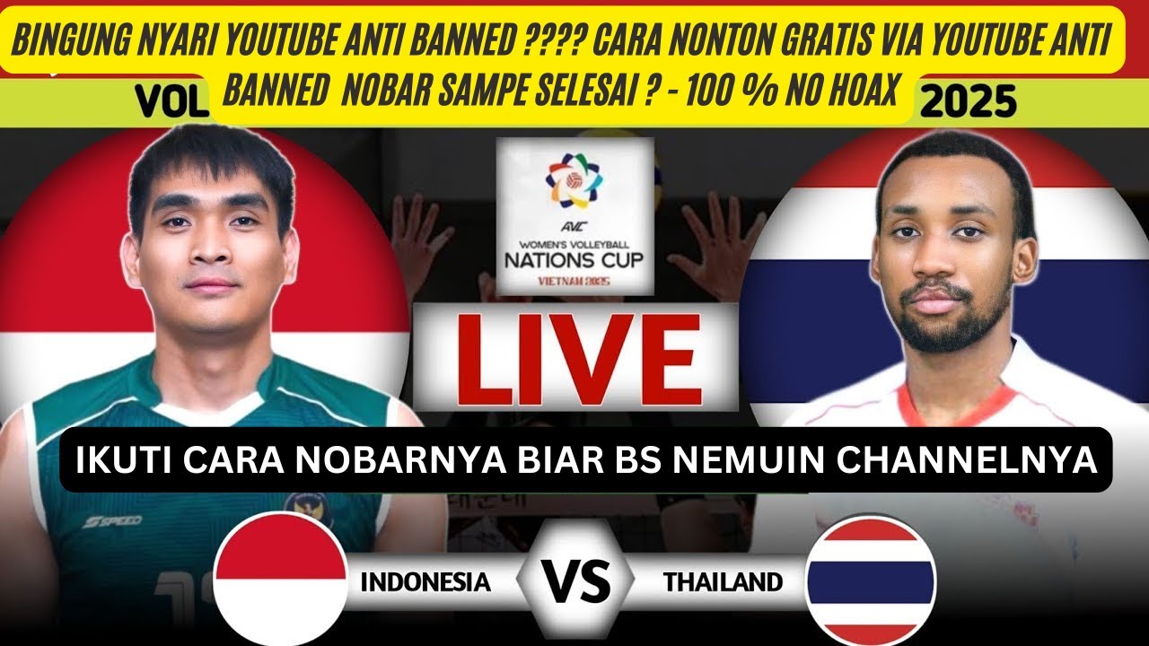 Live Indonesia Vs Thailand AVC Cup 2025
