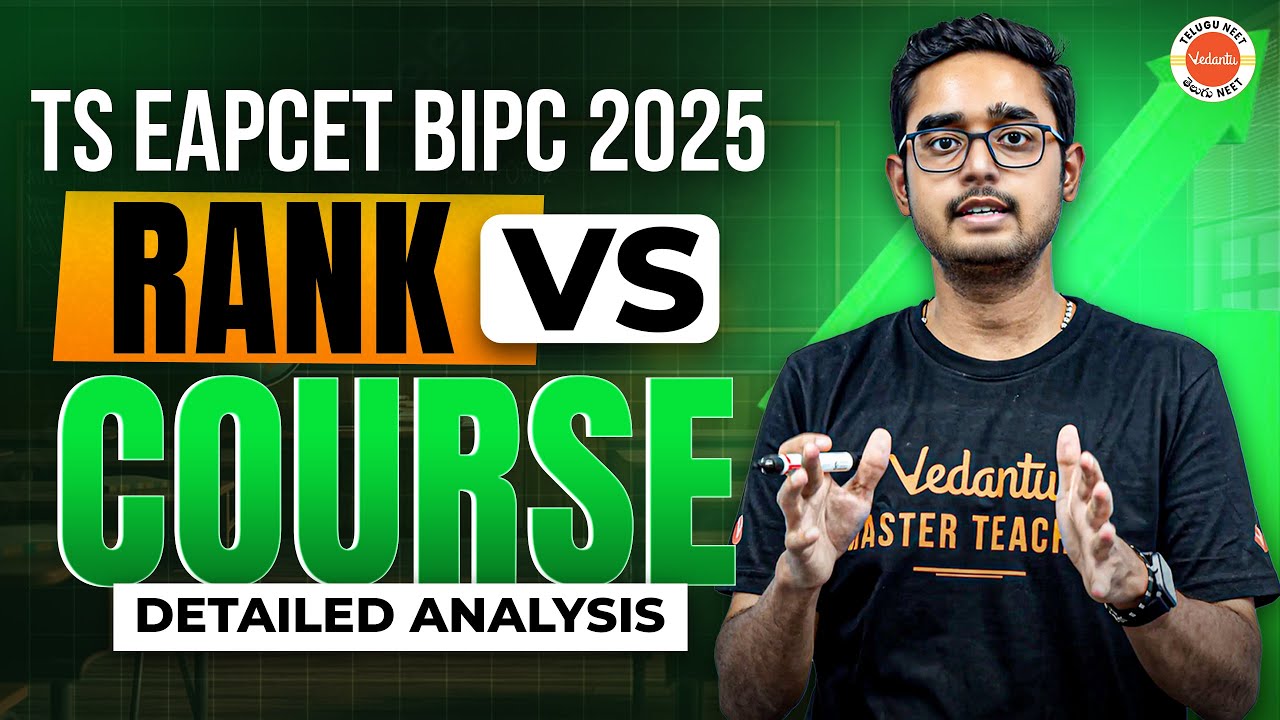 🎯 TS EAPCET BiPC 2025 Rank vs Course | What Rank Gets What Seat? | Detailed Analysis & Cutoff Guide