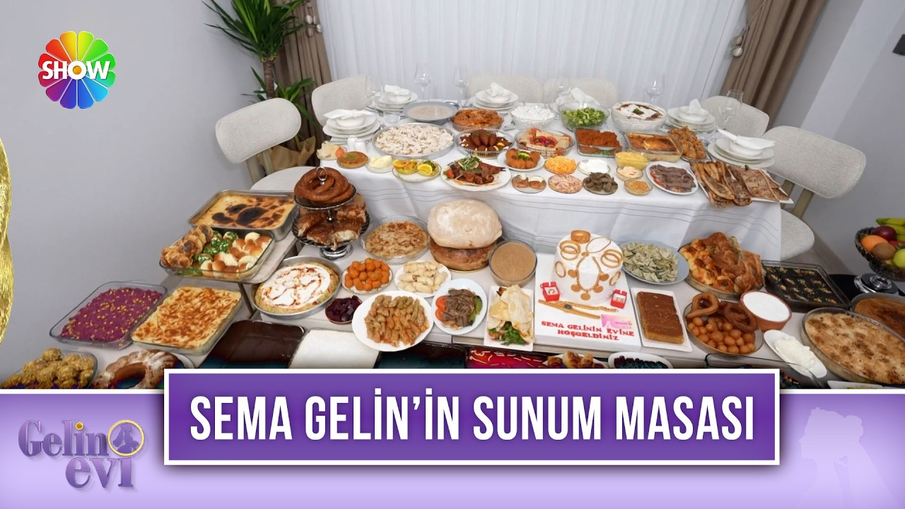 Sema Gelin 105 çeşit yemekle Gelin Evi rekorunun yeni sahibi oluyor! | Gelin Evi 1656. Bölüm