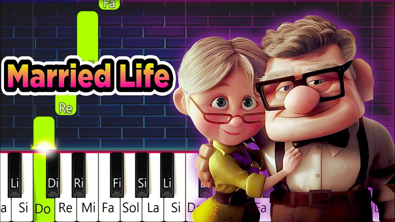 Married Life - Theme from Up   -  🎹 Piano Tutorial Fácil / EASY