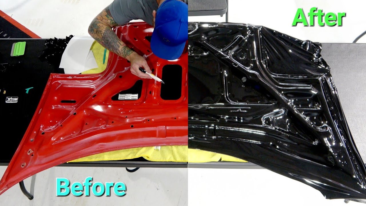 Wrapping Underneath The Hood Time Lapse