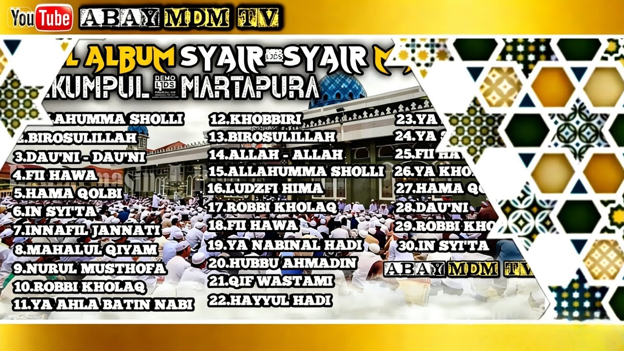 FULL ALBUM 4 JAM // SYAIR-SYAIR MAULID - SEKUMPUL/MARTAPURA