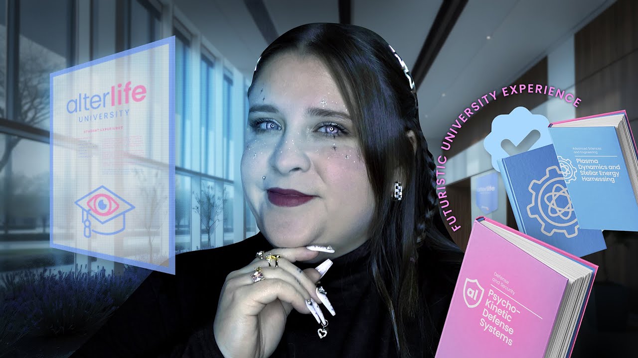 ASMR - Futuristic University Roleplay 🎓 [Customize your Uniform, Dorm, and Pick your Classes!]