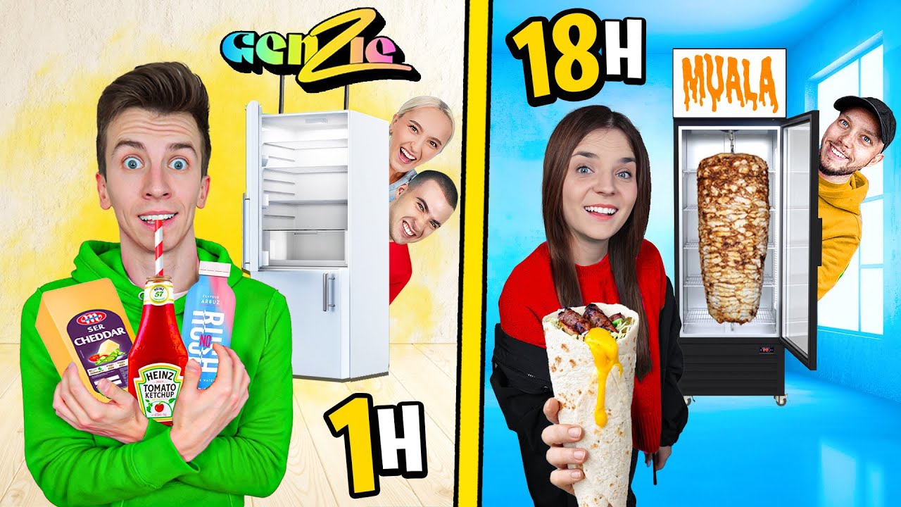 KTO ZJE WIĘCEJ Z LODÓWEK YouTuberów WYGRYWA!