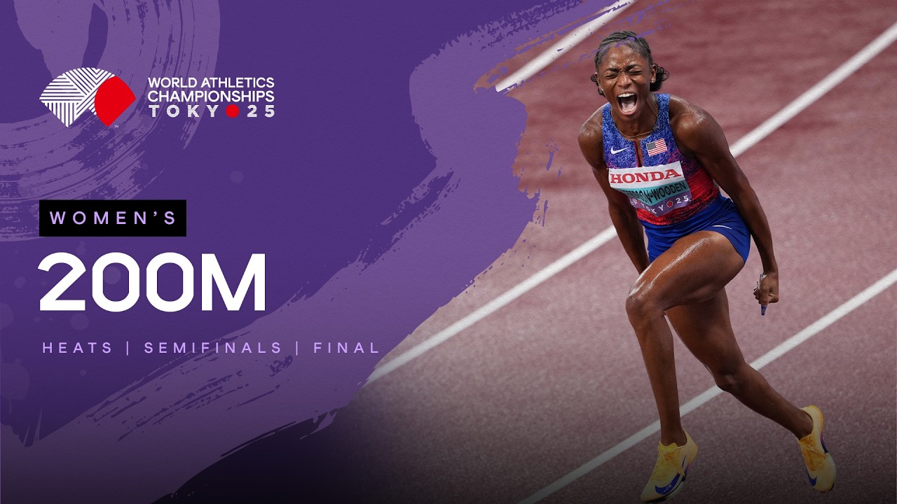 Full Women's 200m Heats, Semi-finals & Final | World Athletics Championships Tokyo 25