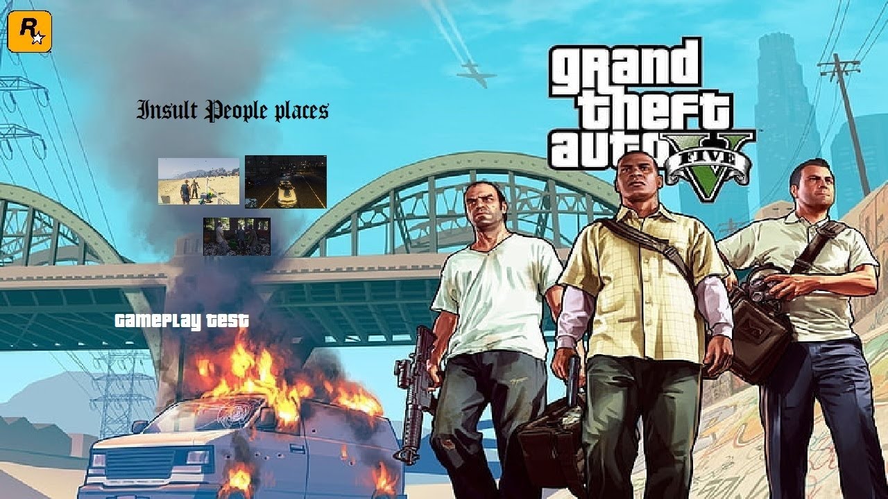 GTA 5 GAMEPLAY Next in - more roam scene and taunt 1 [HD]