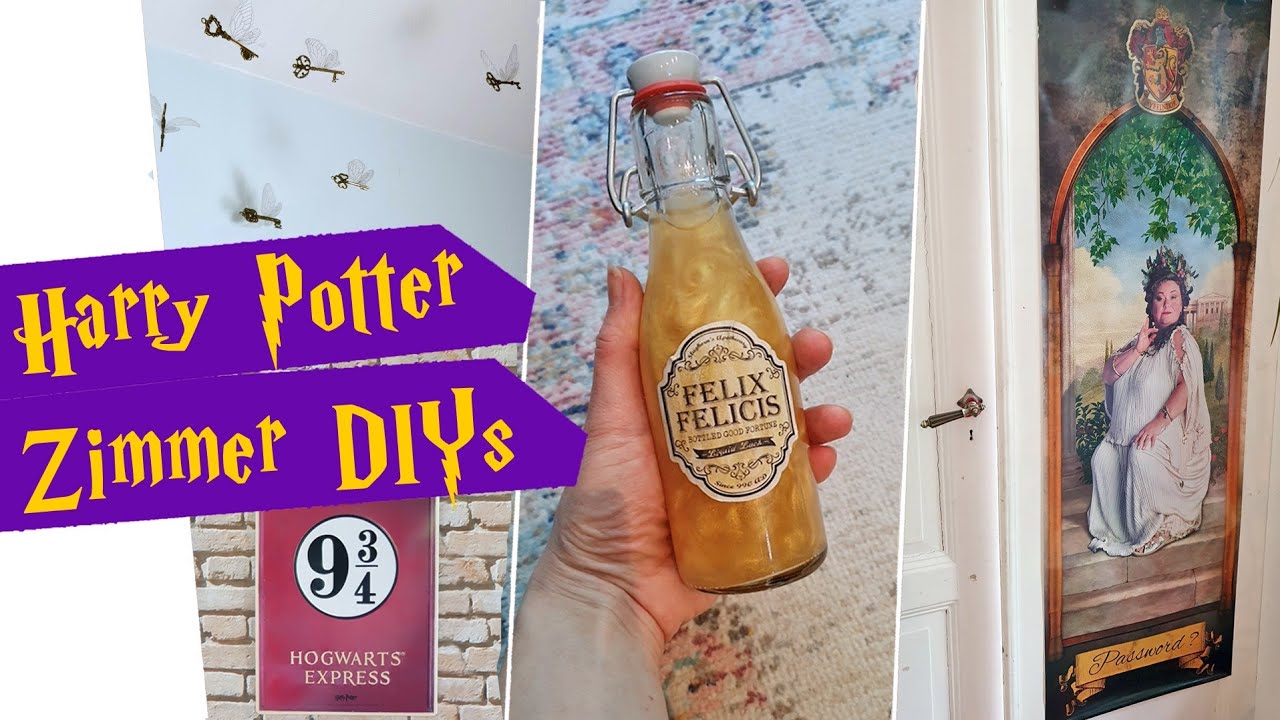 Harry Potter Zimmer einrichten | Harry Potter DIYs | Room Tour | DIY Anleitung | mommymade
