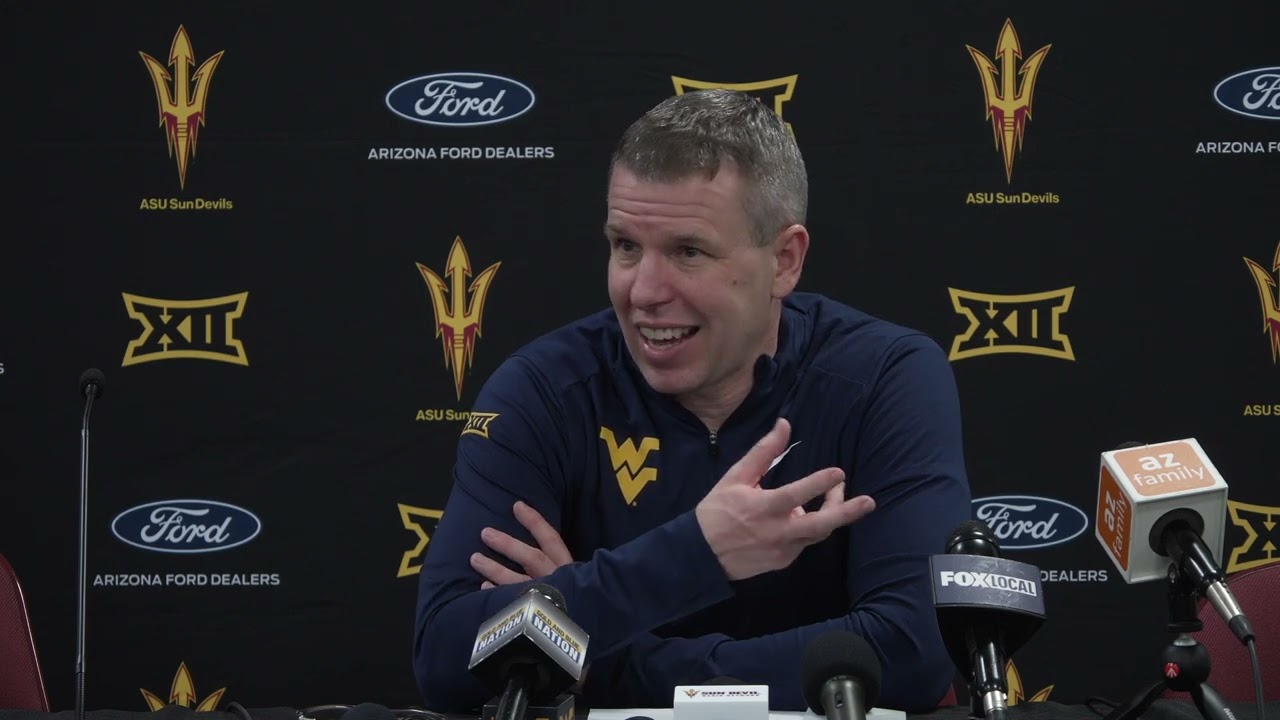 WVU Basketball HC Ross Hodge After Win at Arizona State