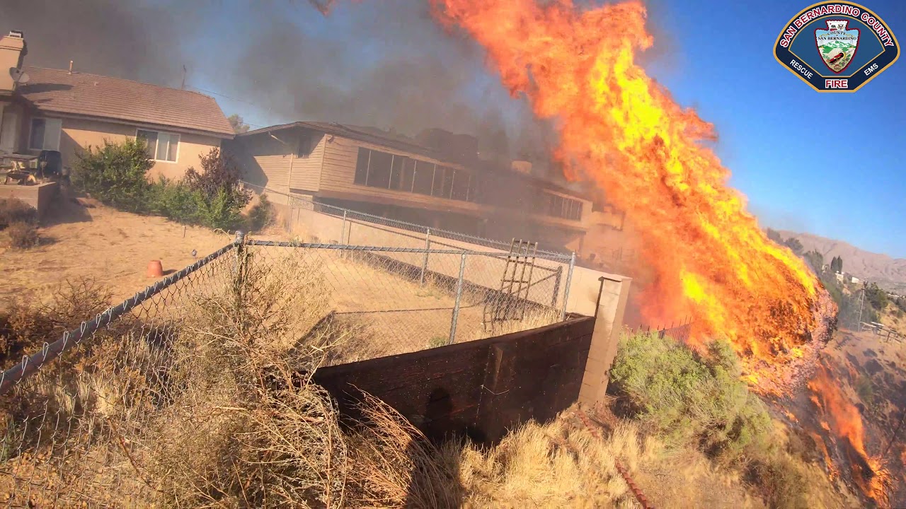 2 Alarm Vegetation Fire Division 5, Buckthorn Avenue Hesperia