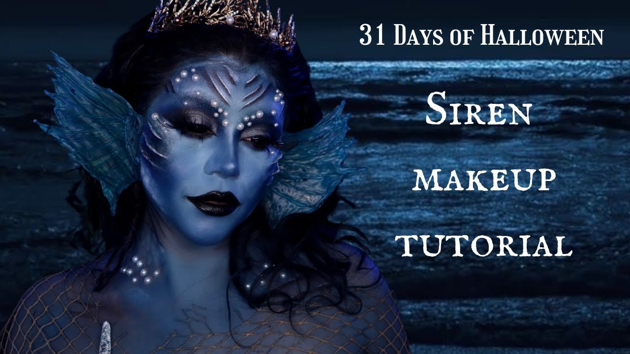 31 DAYS OF HALLOWEEN | Siren Makeup Tutorial