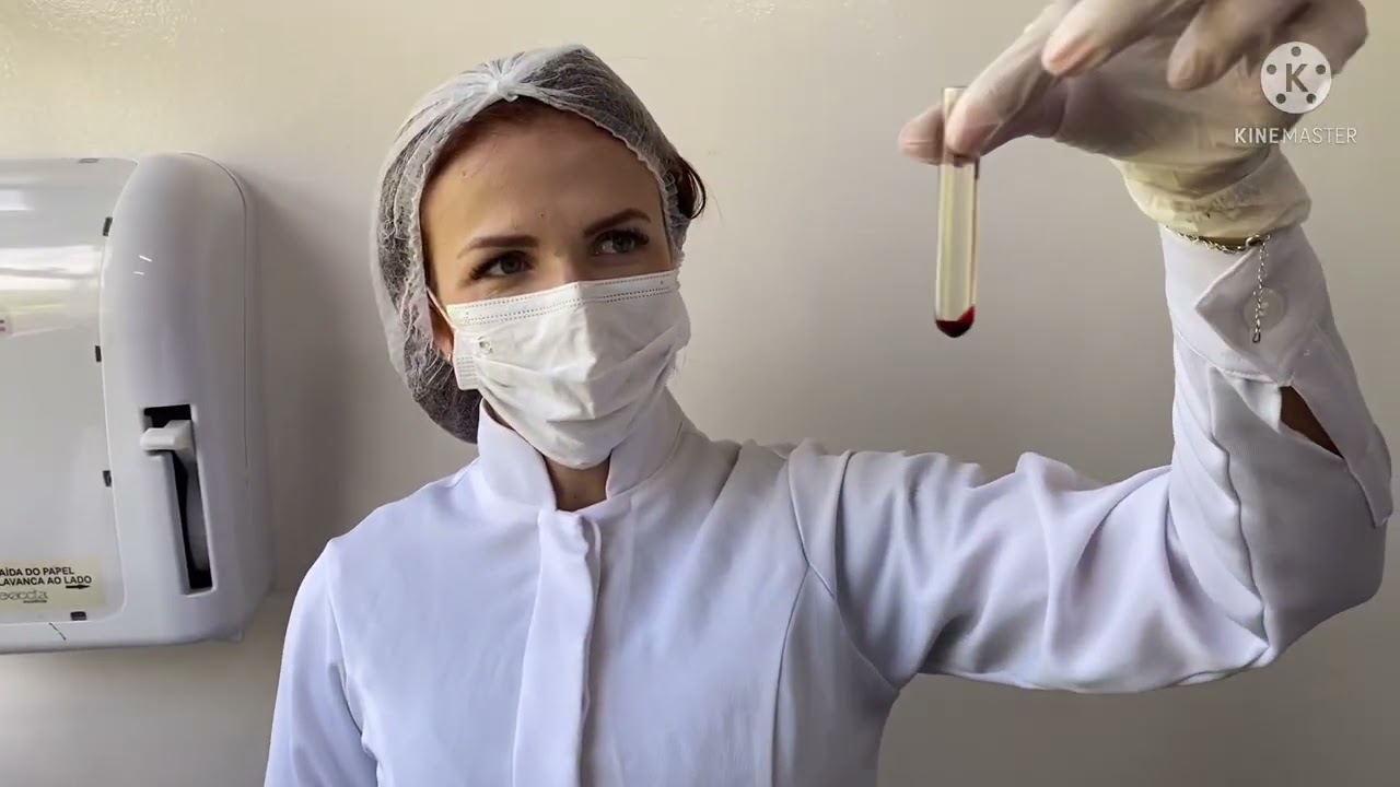 Tipagem sanguínea: laboratório de análises clínicas do Univag com a professora Belgath Cardoso!