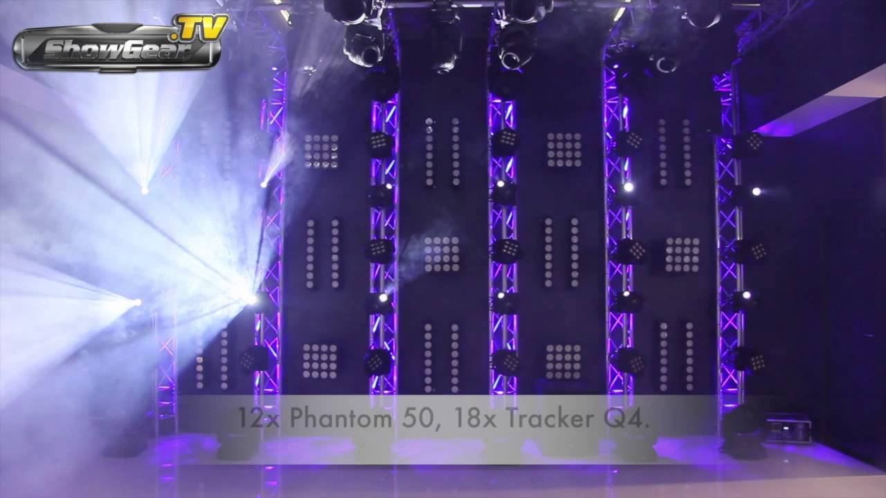 Highlite @ Prolight+Sound 2013. Introduction of Showtec Tracker Q4 and Timecoded Lightshow nr.1.