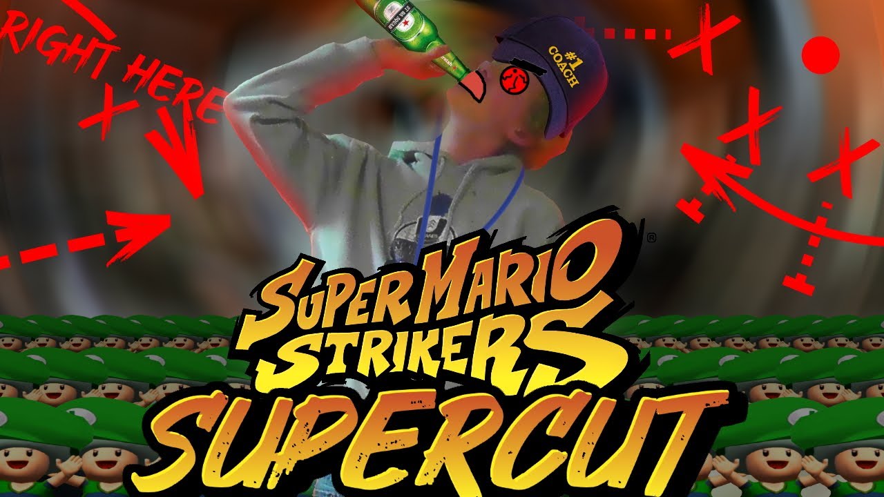 Coach Flapjack's Insane Drunken Soccer Rage! Super Mario Strikers SUPERCUT!!