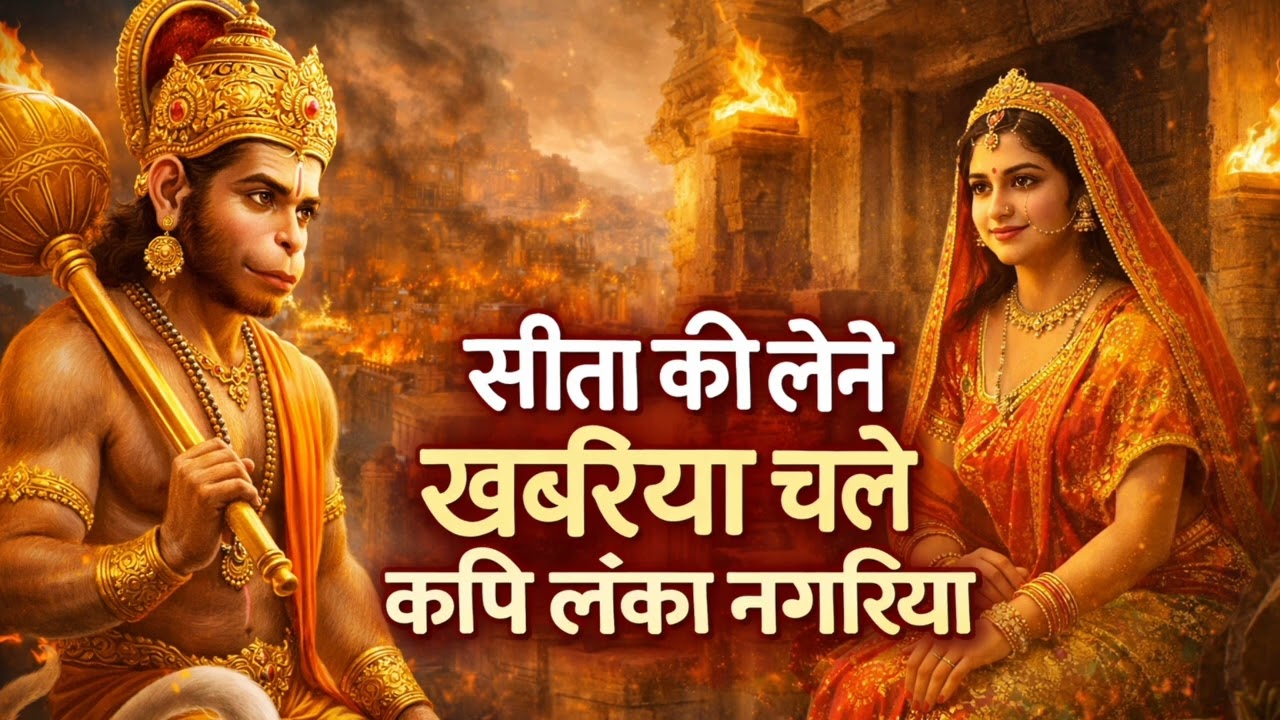 सीता की लेने खबरिया | चले,कपि लंका नगरिया| भक्ति, साहस और श्रीराम का संदेश 🚩🙏