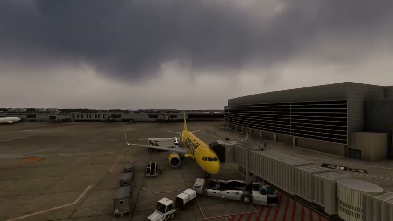 No ATC. Airbus 320neo (V2) on Xbox X/S (Spirit 110) Philadelphia, PA to Charlotte, NC