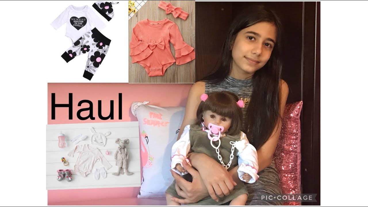 Haul of I got for baby Mila baby reborn مشتريات وملابس بيبي ميلا الجديده