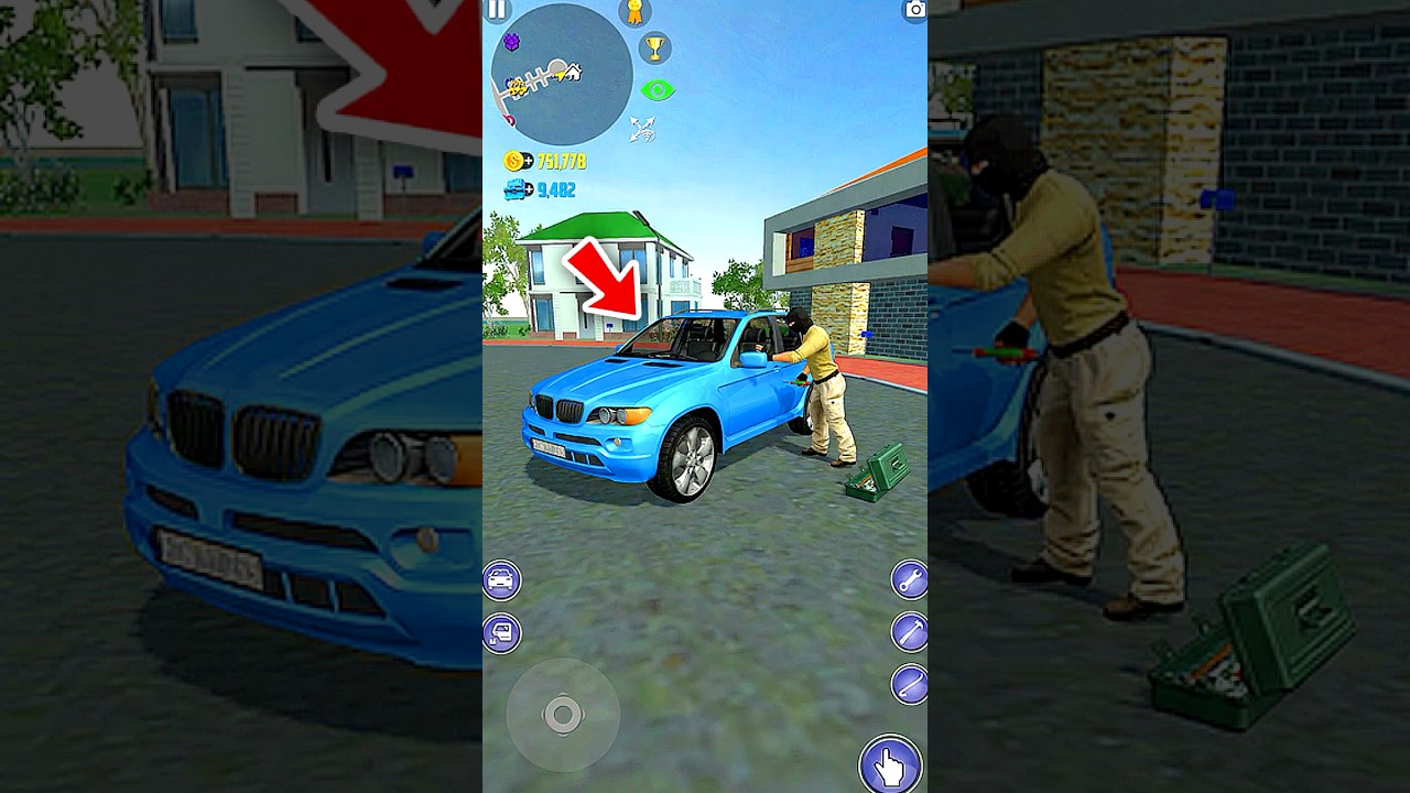 ВЗЛОМАЛИ ТАЧКУ НА ПАРКОВКИ 😱 Симулятор Автоугонщика