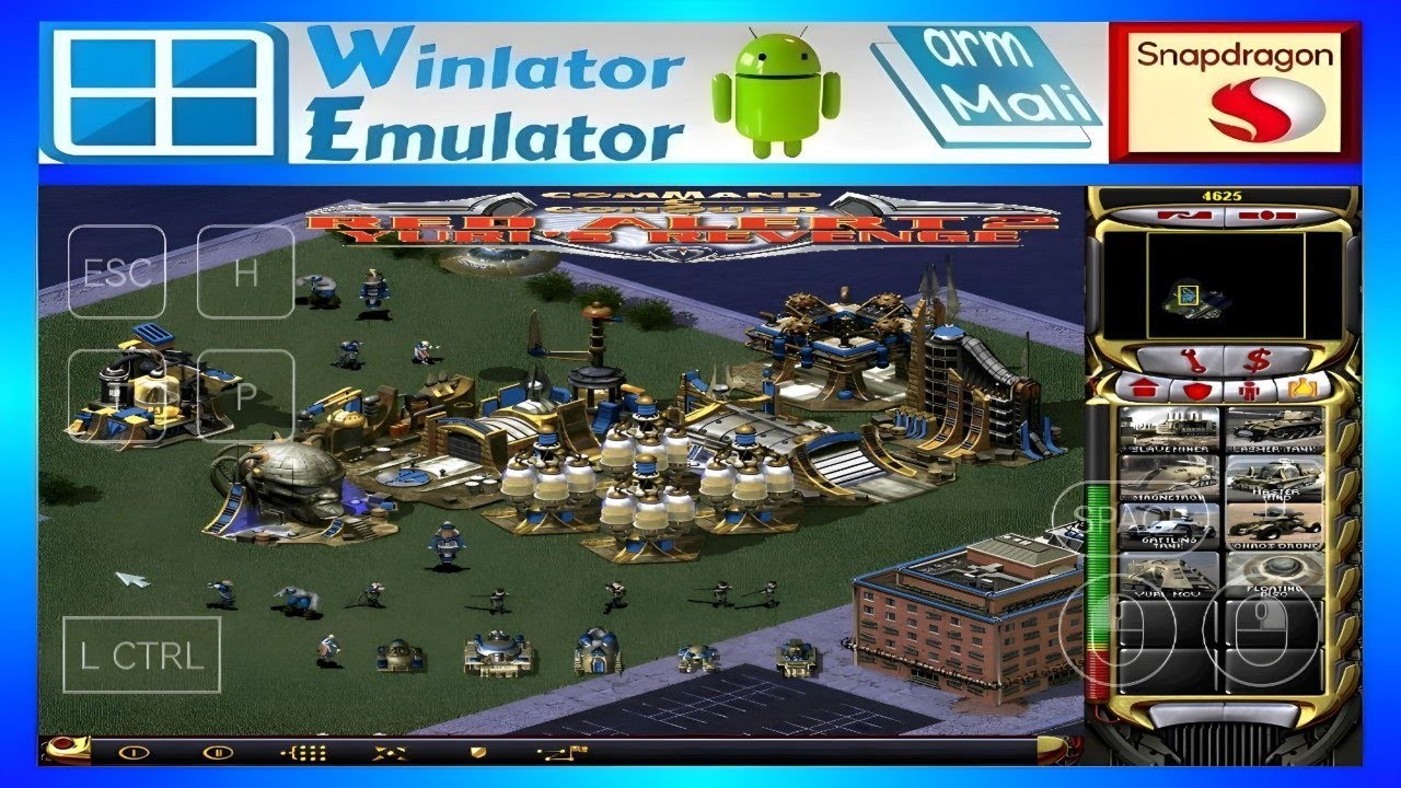 تشغيل لعبة Command and Conquer Red Alert 2 Yuri's Revenge على الاندرويد