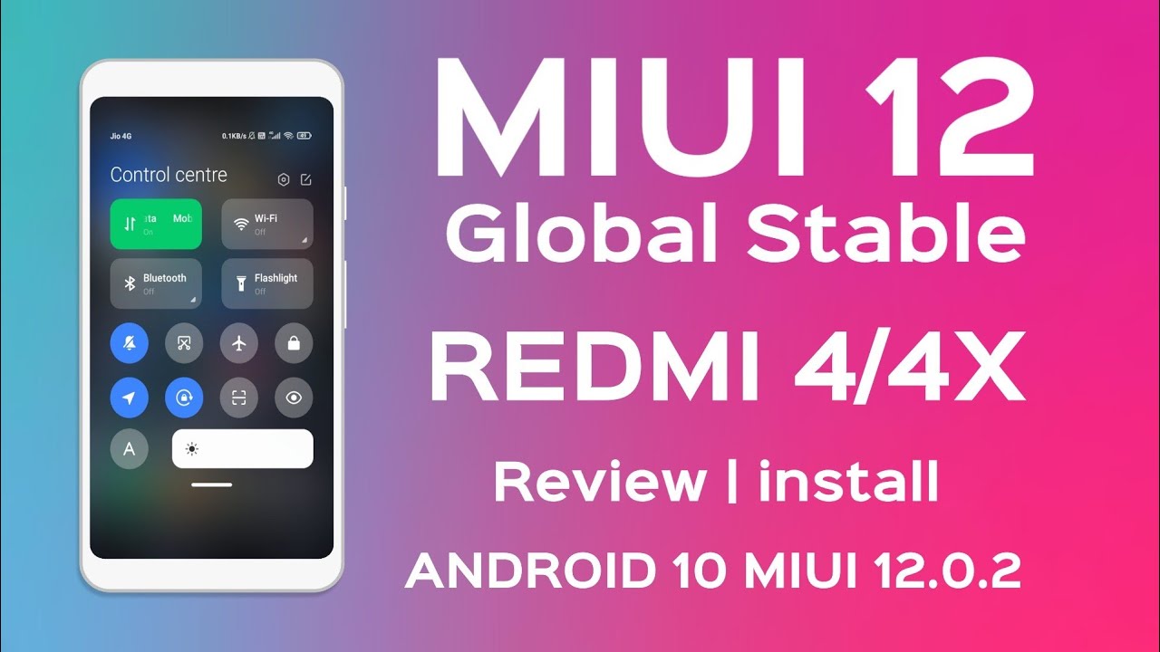 [Android 10] Redmi 4 MIUI 12 Global Stable Update | MIUI 12.0.2 Global Stable Redmi 4 | MIUI 12 Port