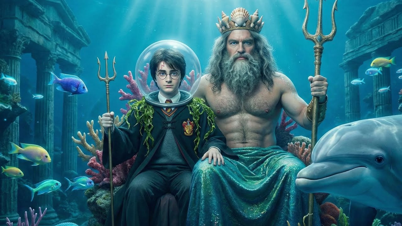 What If HARRY POTTER Was Adopted By Poseidon & Raised Alongside Percy Jackson at Camp Half-Blood
