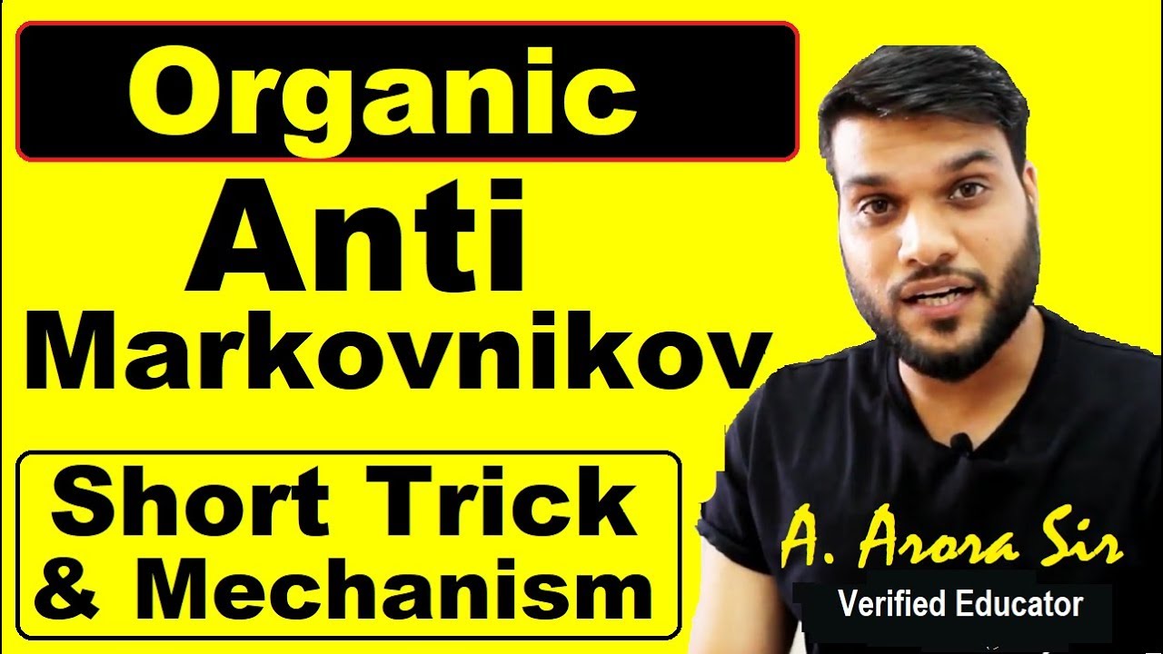 Anti MARKOVNIKOV Rule | Reaction Mechanism | Easy Trick | Organic Chemistry