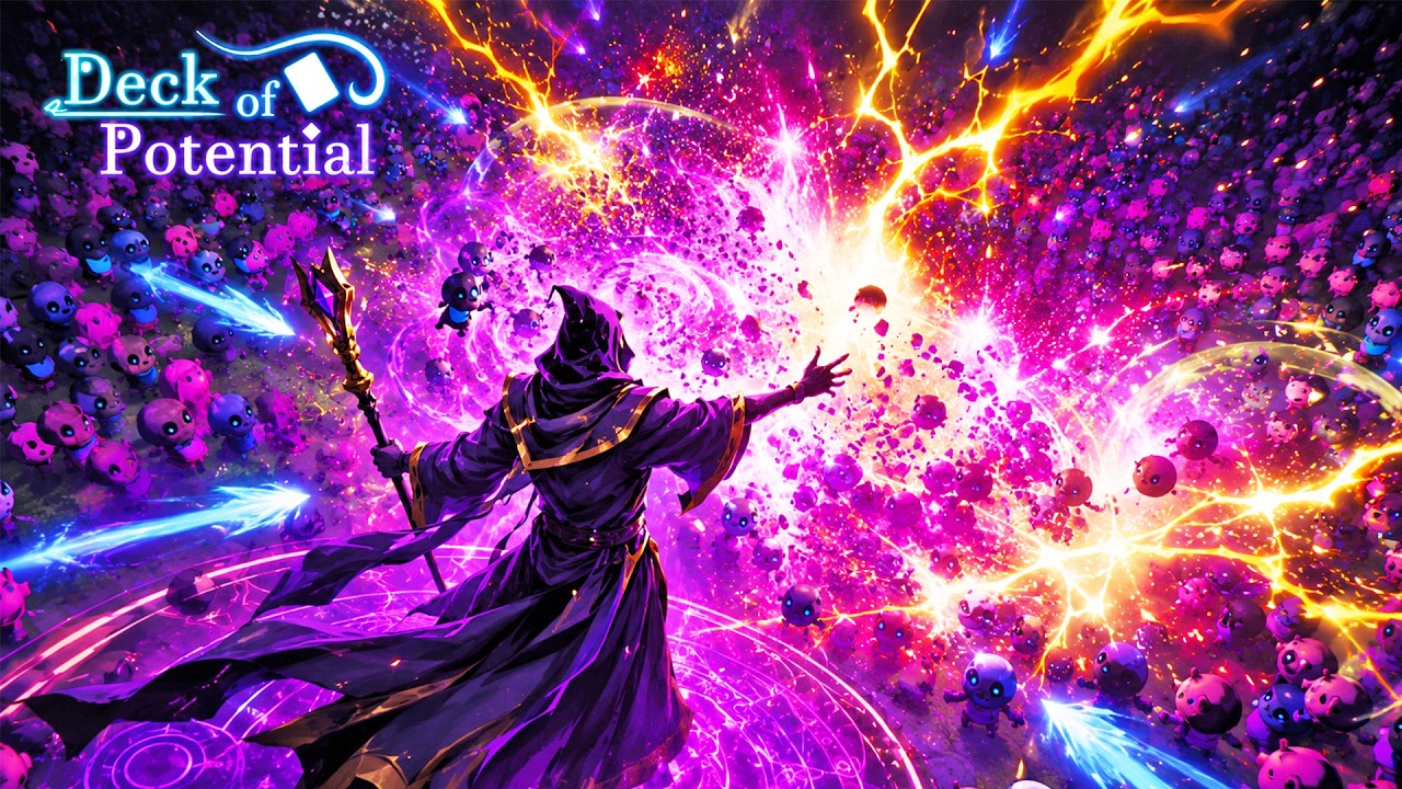 This Game Throws BILLIONS of Enemies at You... And It's AWESOME! - Deck Of Potential