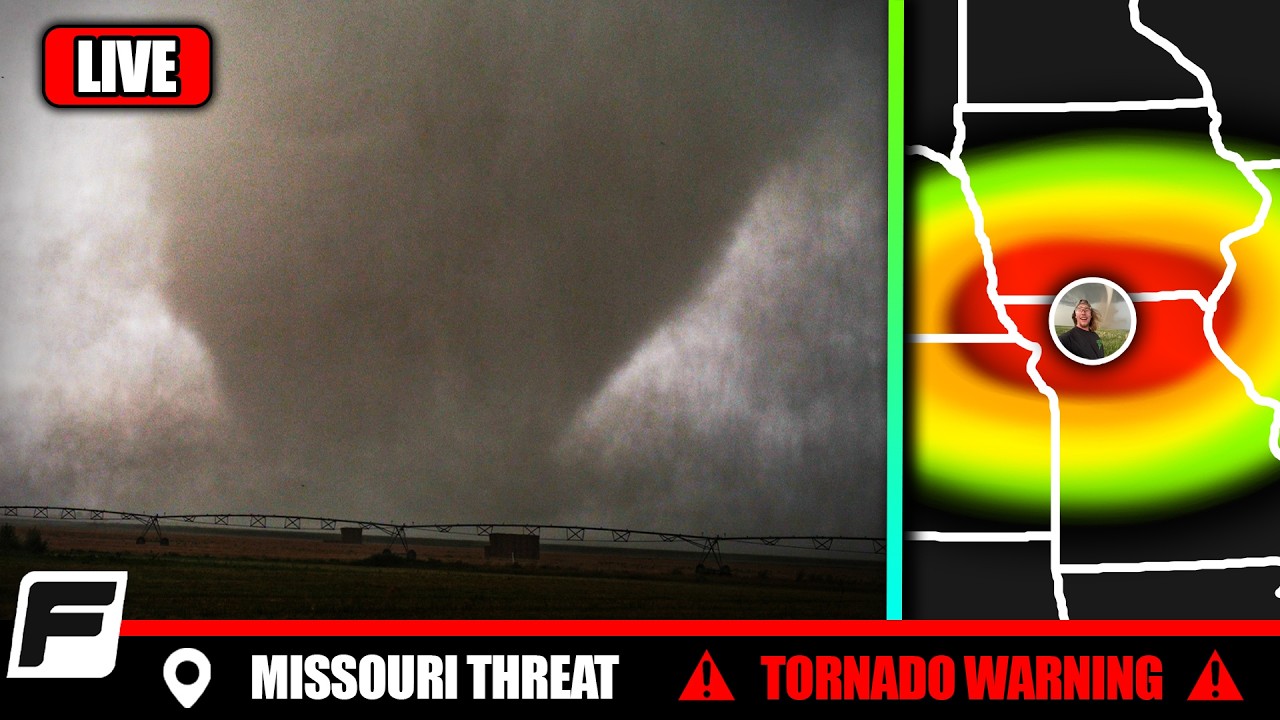 🔴 LIVE Storm Chasers - MISSOURI TORNADO THREAT - Enhanced Risk
