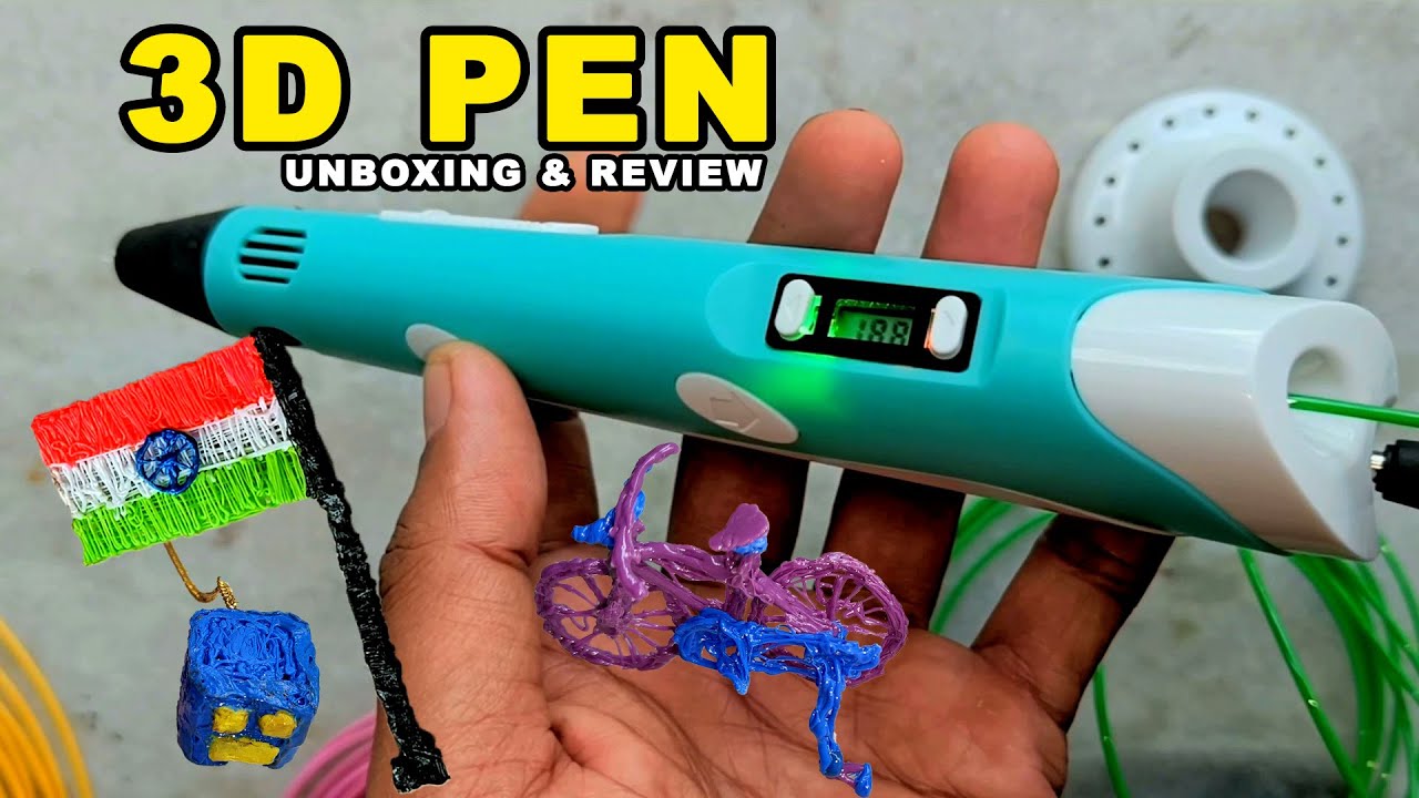 3D Pen Unboxing And Review - Best Budget 3D Pen Under 500