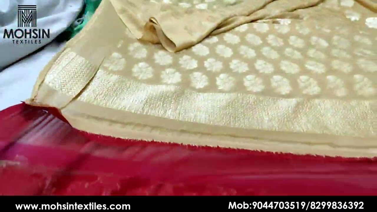 pure khaddi chiffon handloom banarasi suit