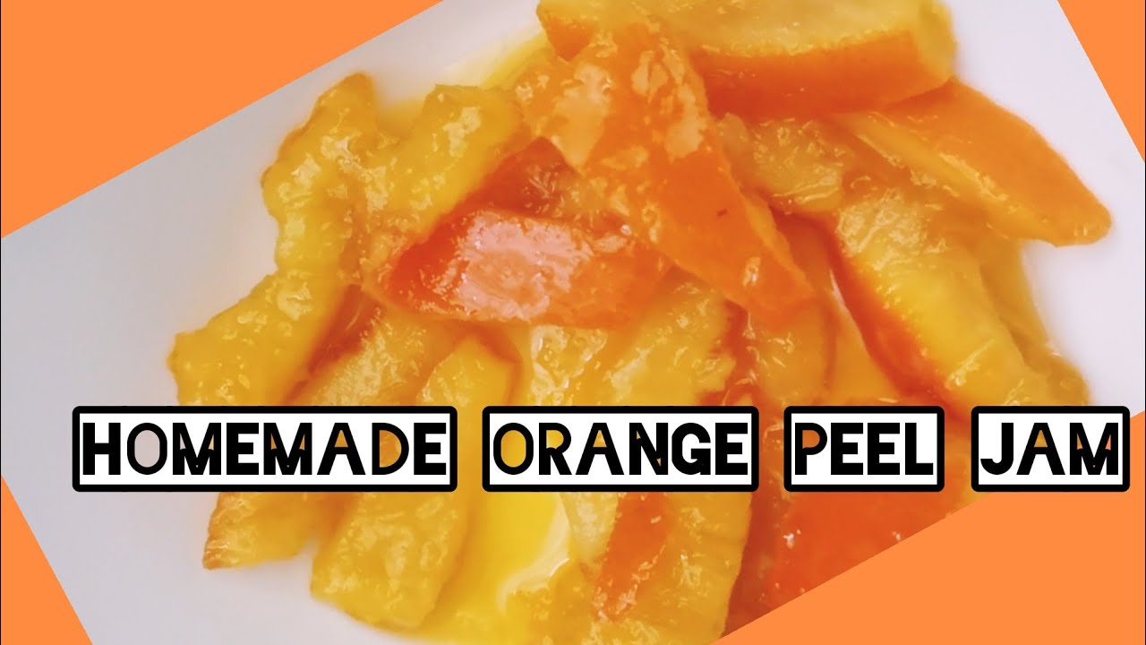 Μαρμελάδα Πορτοκάλι από Φλούδες Πορτοκαλιών/ Homemade Orange Peel Jam/ مربى من قشر البرتقال