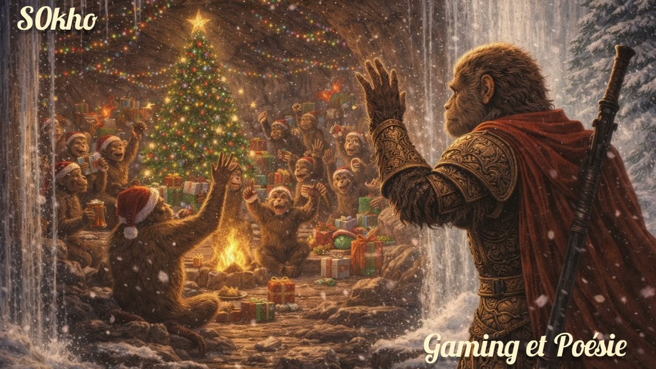C'est Noël mon Ami, Petit singe quitte la tanière pour Noël 😭