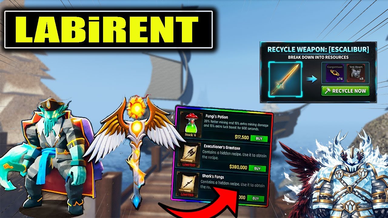 Labirent Rehberi! Yeni Kazma & Silahlar, Günde 1 Milyon Para | Roblox The Forge