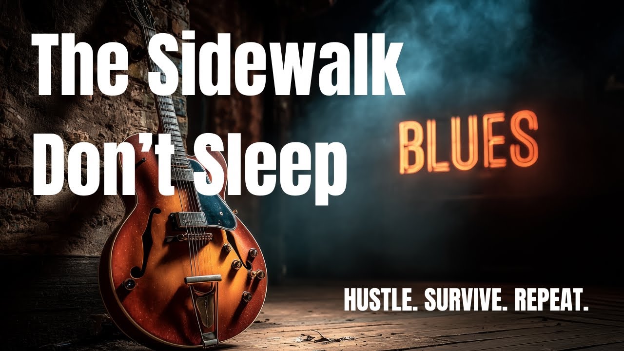 Sidewalk Don’t Sleep – Chicago Blues Shuffle | Gritty Electric Blues | Urban Soul Storytelling