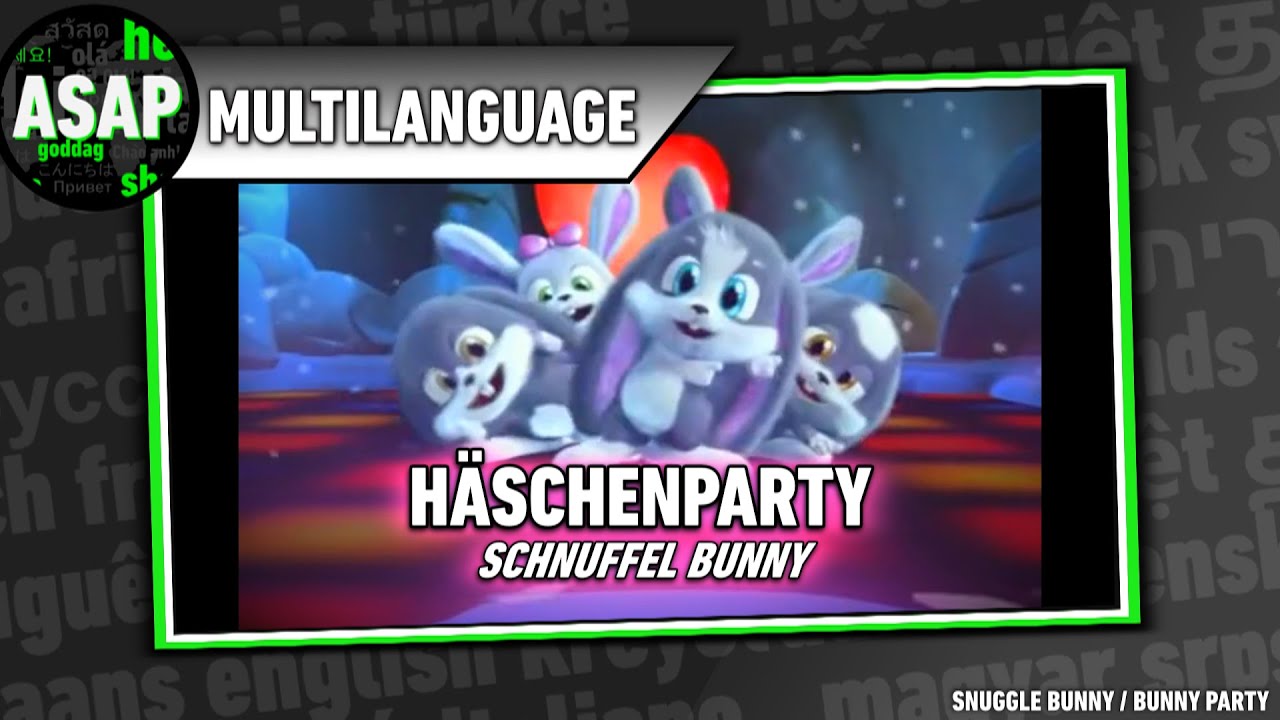 Schnuffel (Snuggle Bunny) - “Häschenparty” | Multilanguage (Requested)