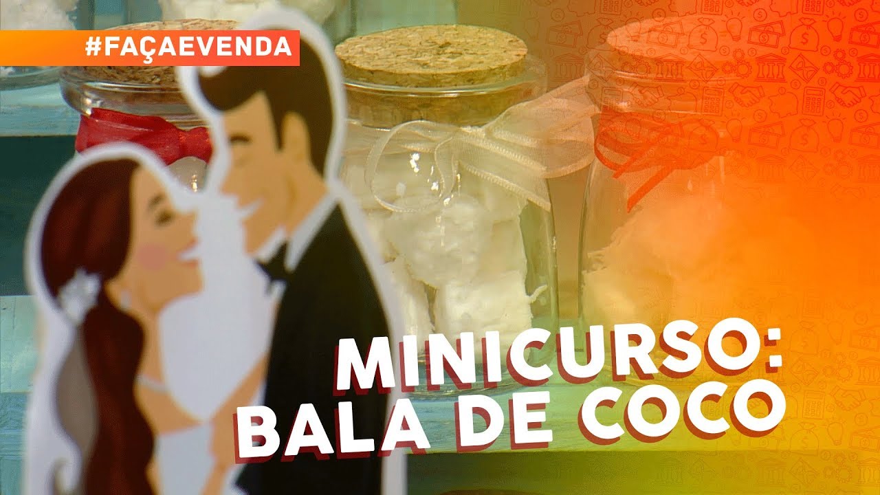 Minicurso de doces de casamento: bala de coco