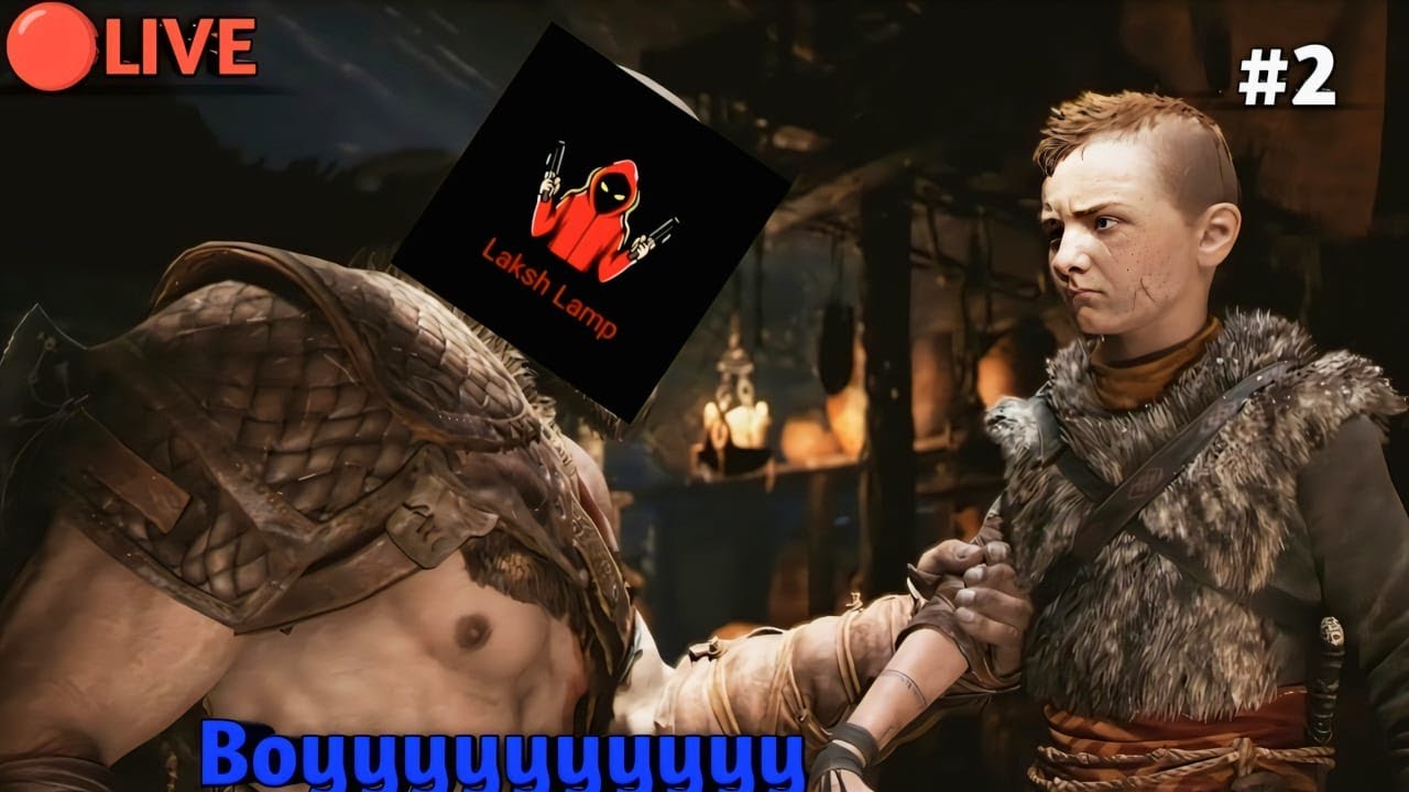 God Of War(2018) Part 2|RTX 4050|Live Stream|Laksh Lamp