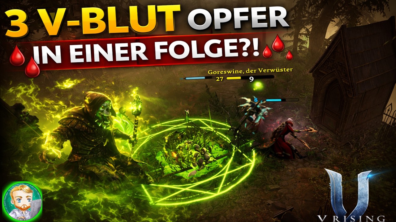 DREI V Blut Bosse in einer Folge! 🩸 Das war nicht geplant… V Rising #06 Deutsch