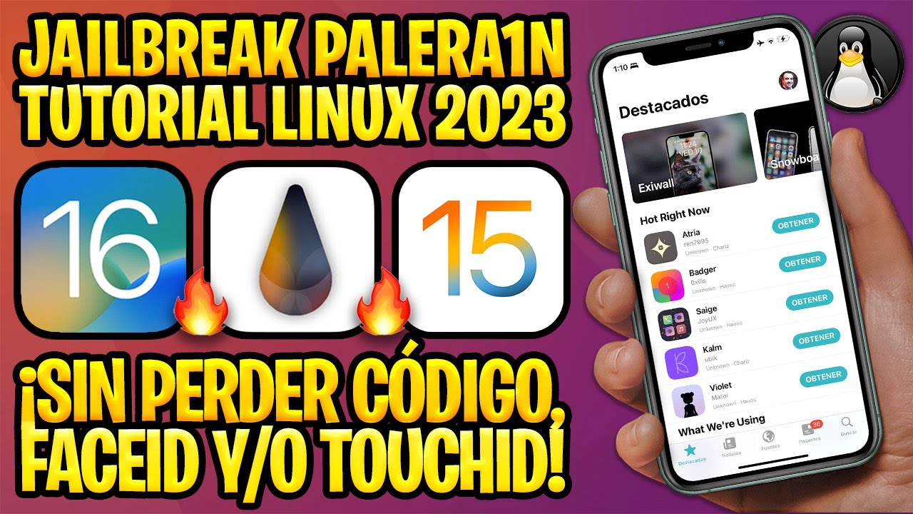 TUTORIAL JAILBREAK iOS 18, 17 y 16 ✅ NUEVO PALERA1N GUI PARA TODOS LOS DISPOSITIVOS CHECKM8 (Linux)
