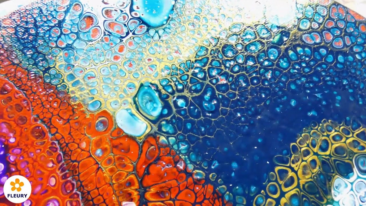 Bunt, mutig, faszinierend: Pouring Flip-Cup mit Silikonöl! 🌀🌈 | Acrylgiessen Tutorial (Deutsch)