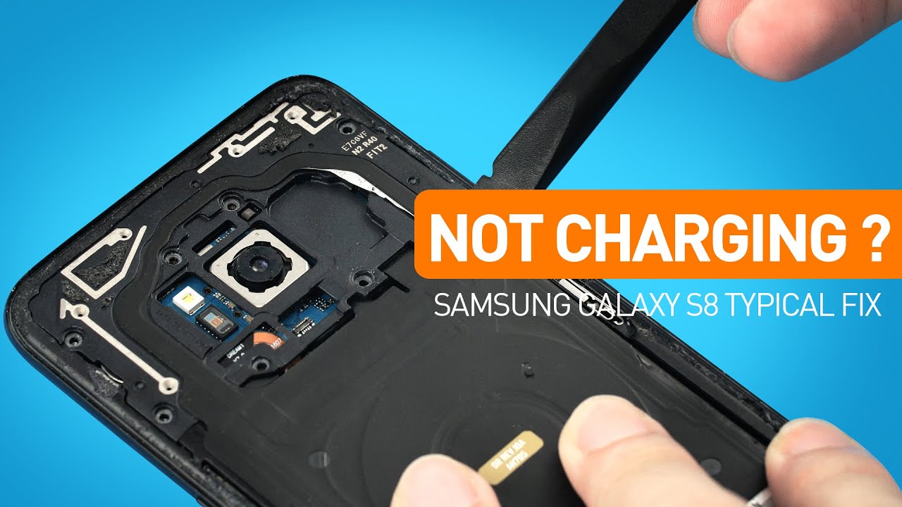 Samsung Galaxy S8 Not Charging-Here Is The Typical Fix (4K Video)-samsung s8 charging problem三星不充电维修
