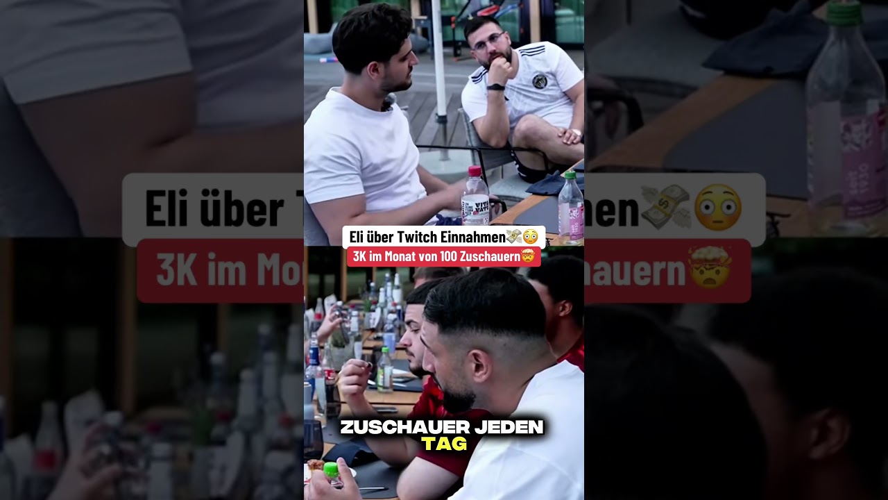 Eli &uuml;ber Twitch Einnahmen💸😳 | #fy #crazy #lustig #elias #twitch #streamer #money #geld #rich #fyp