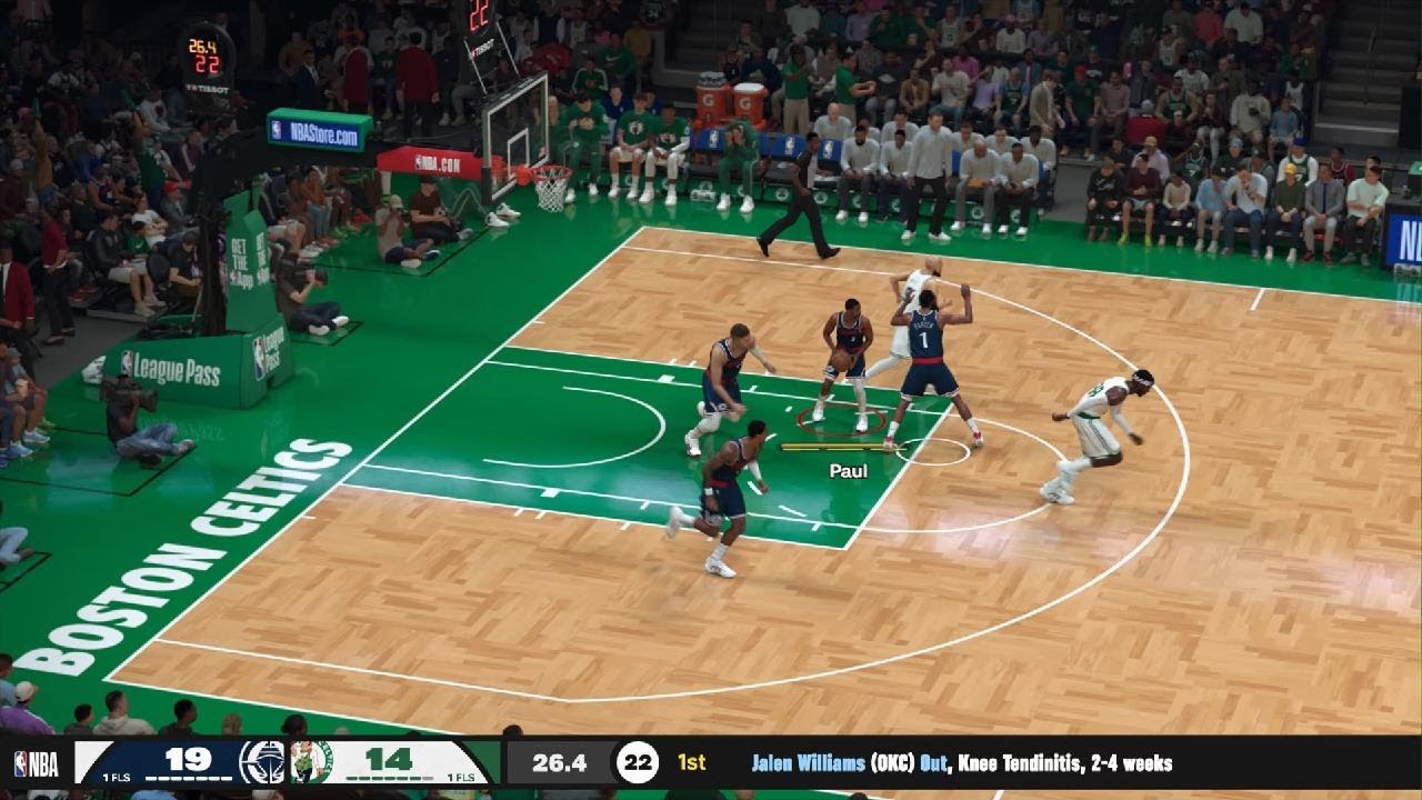 NBA 2K26 Regular season, Clippers vs. Celtics 8-5