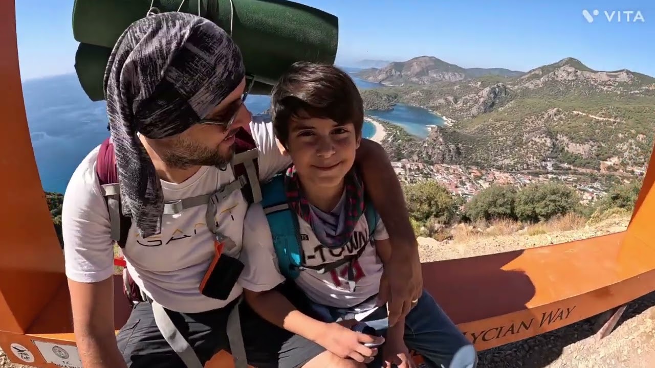 Oğlumla Likya yolu 1.etap Ovacık-Faralya