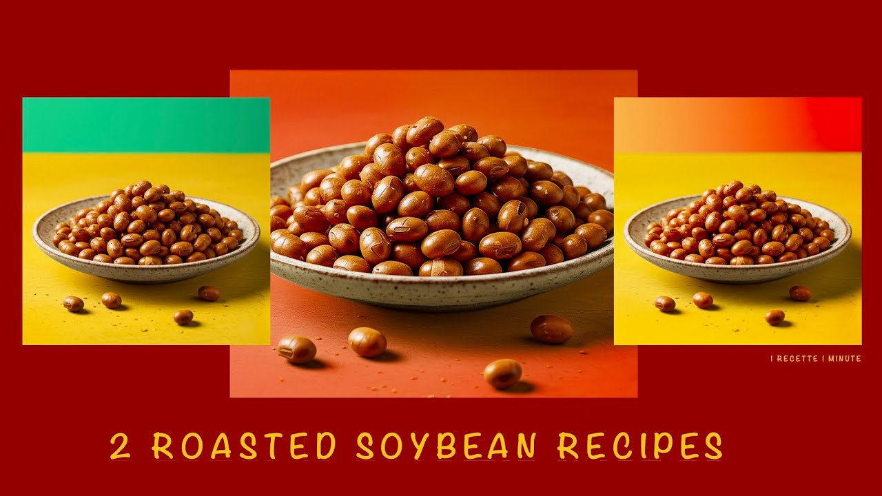 2 Roasted Soybean Recipes with Sesame oil & Japanese 7 Spice Blend