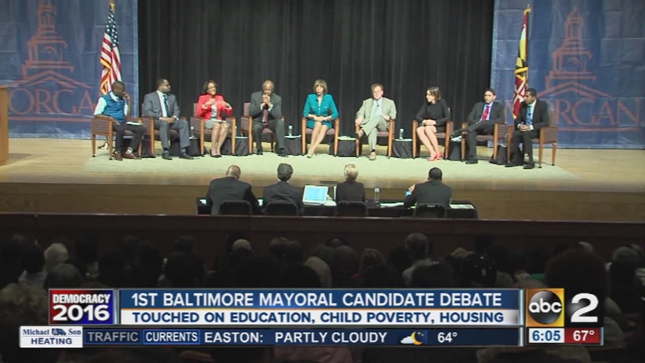 1st Baltimore mayoral candidate debate