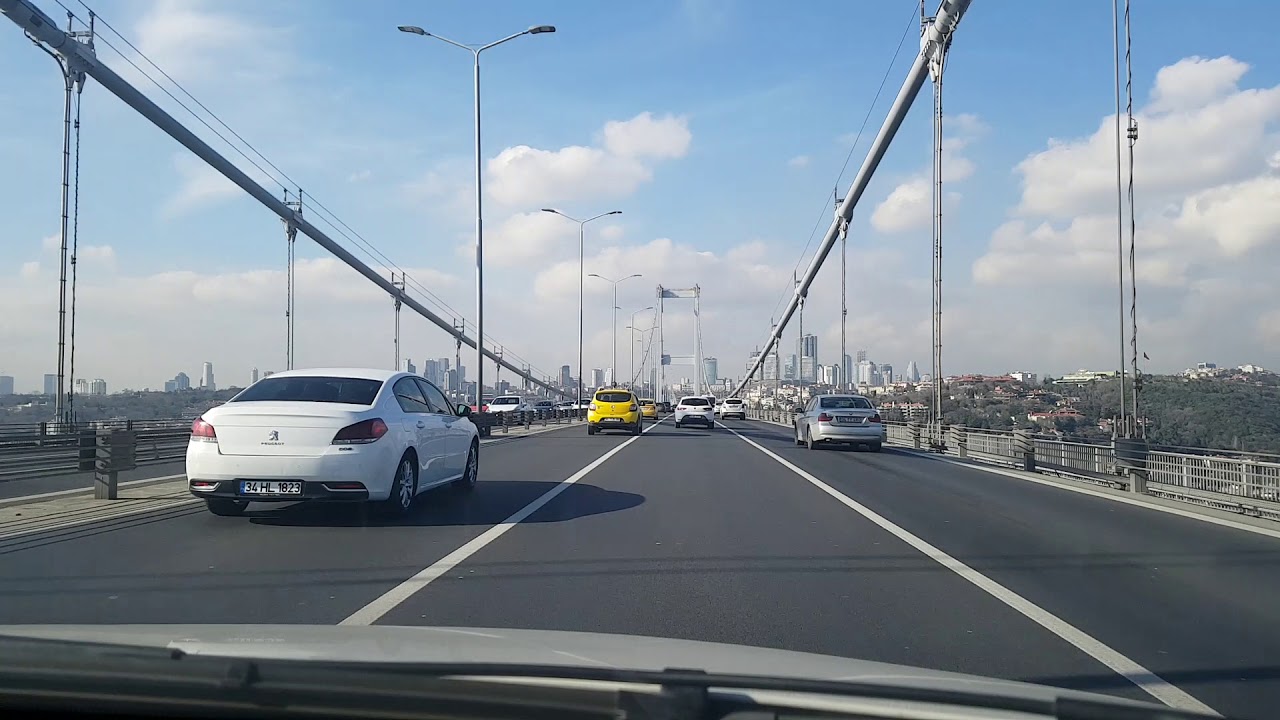 Altunizade 15 Temmuz Şehitler Köprüsünden Asya'dan Avrupa'ya Geçiş