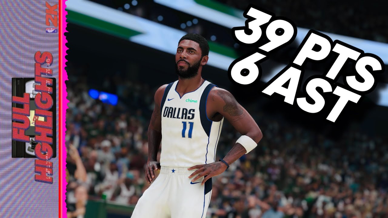 Kyrie Irving Full Highlights vs Bucks (11.18.2023) NBA 2K24